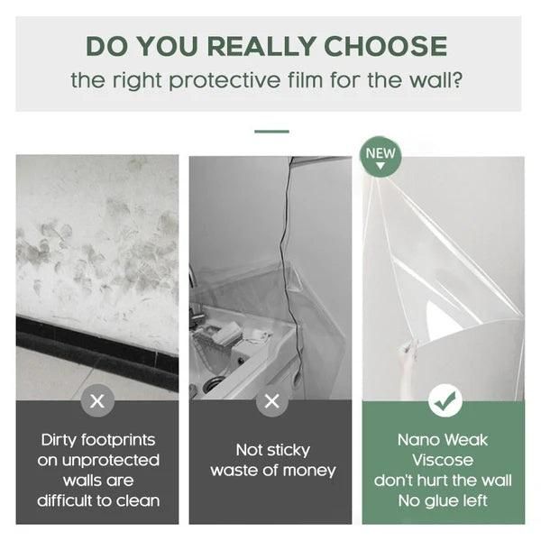 Transparent Electrostatic Wall Protection