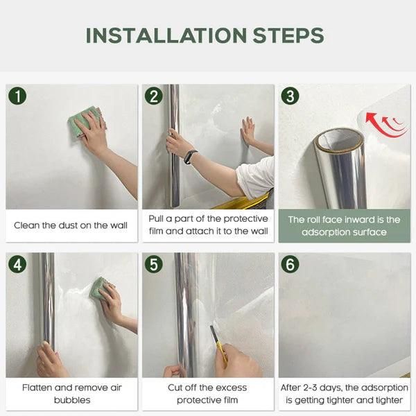Transparent Electrostatic Wall Protection